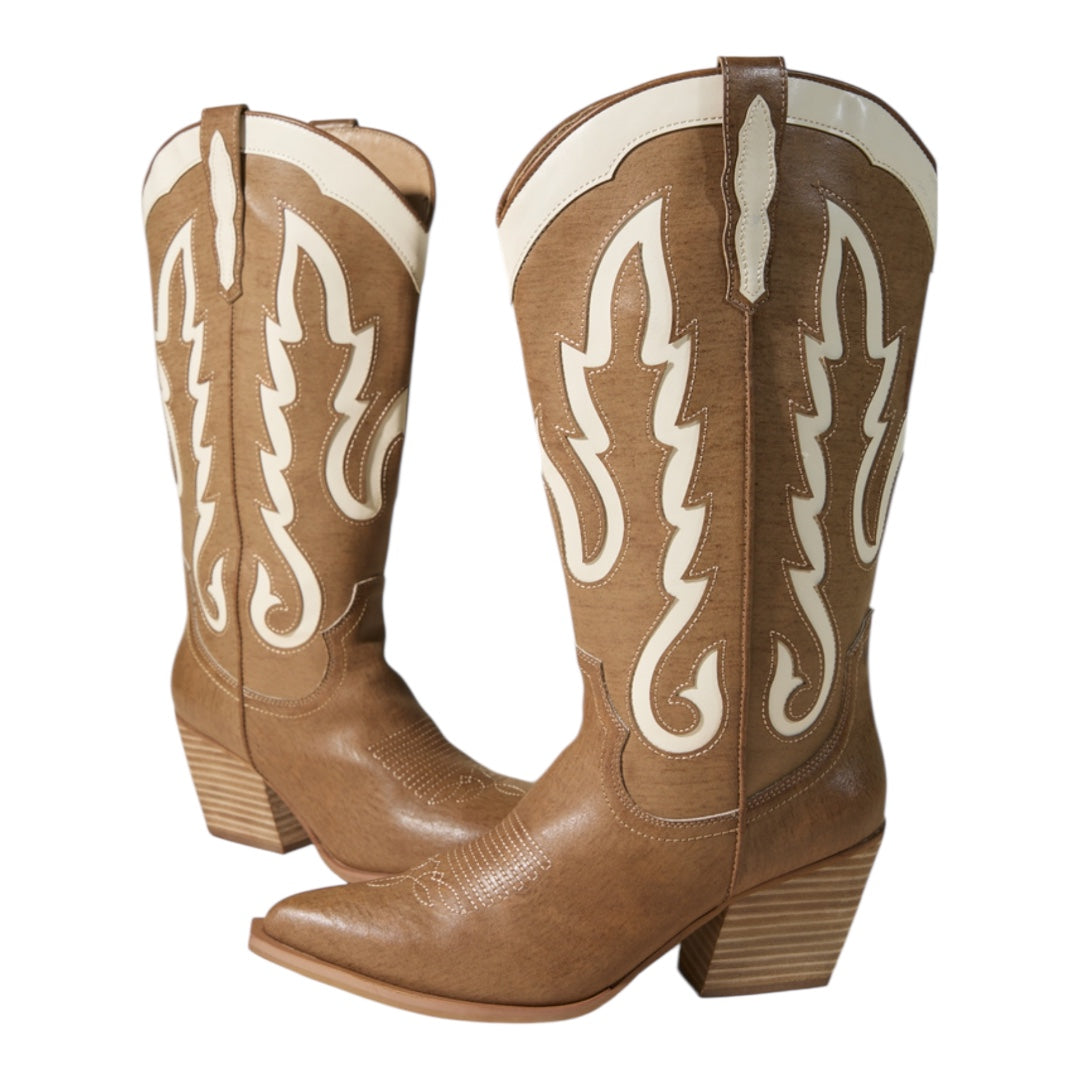 Mi.iM Ida Cutout Western Boot Wide Width NWT