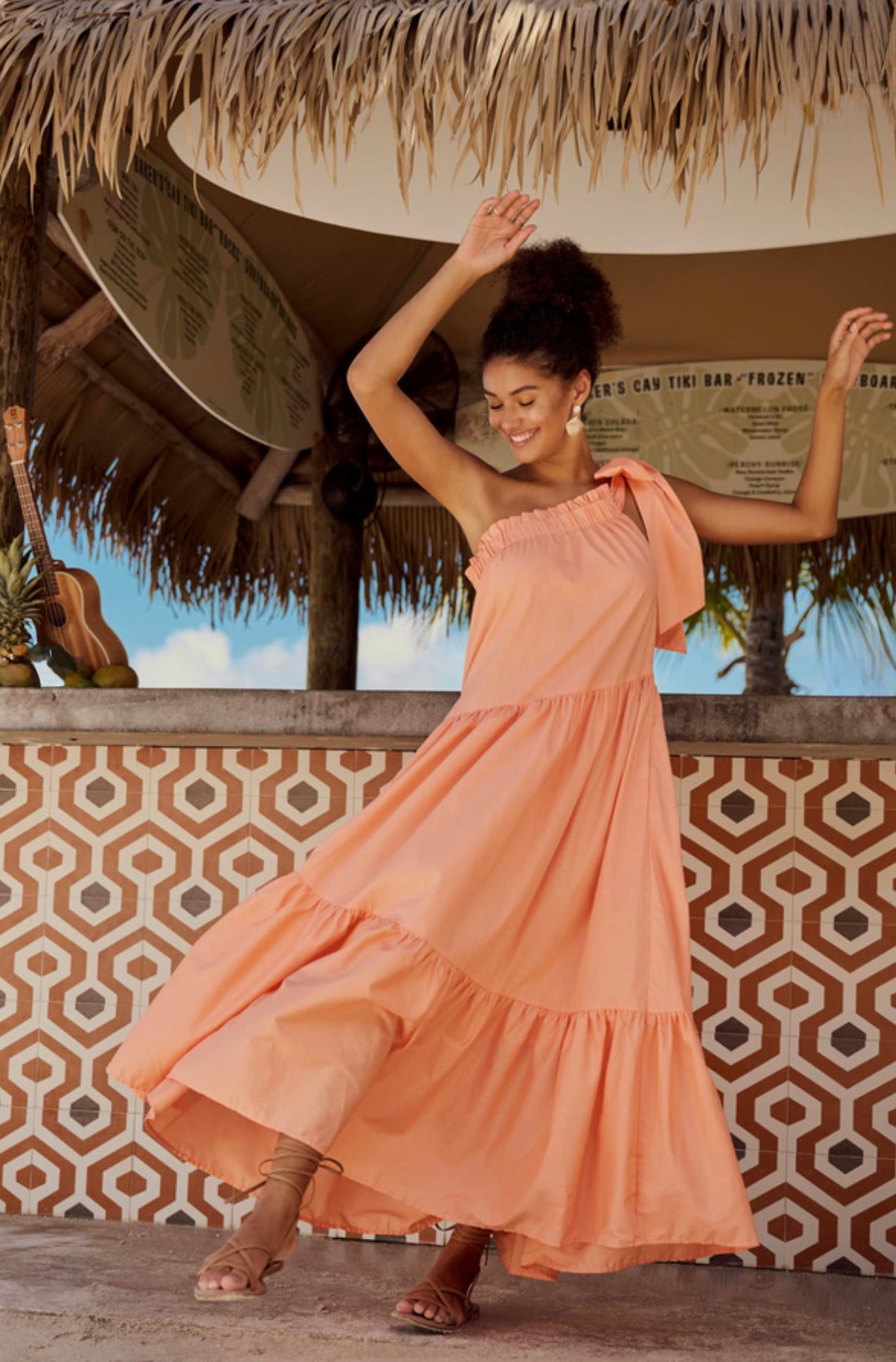 Altar’d State Gina Tiered Maxi Dress NWT