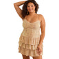 Altar'd State Janae Tiered Sequin Dress