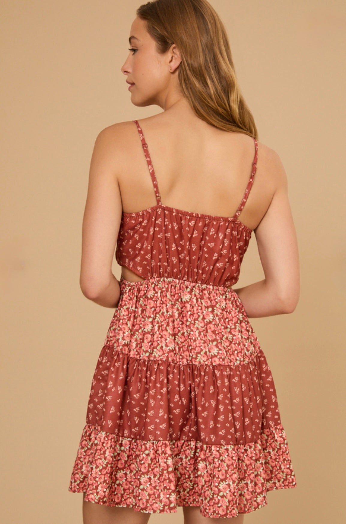 Altar’d State Jessany Floral Mini Dress XXSmall