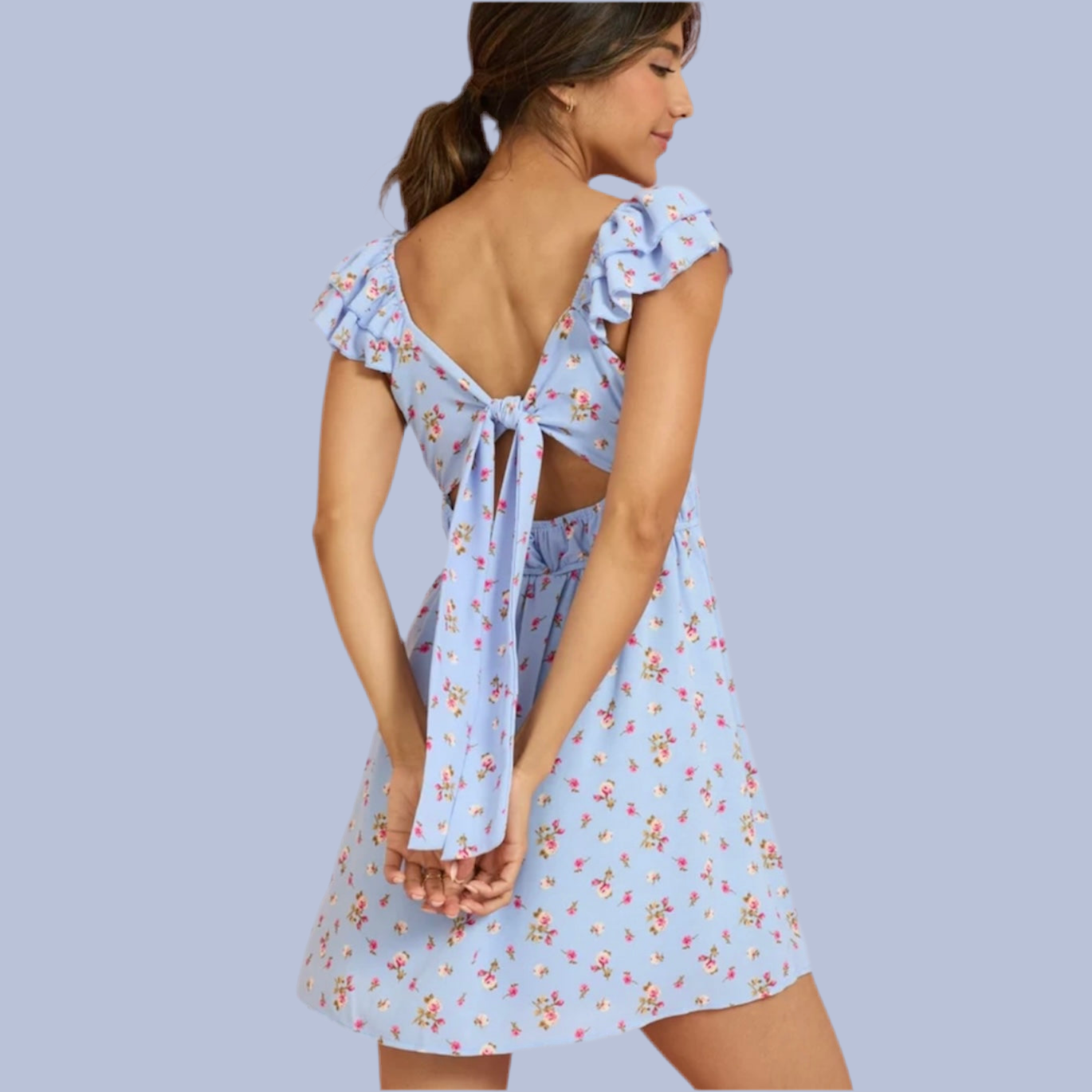 Altar’d State Beth Floral Mini Dress