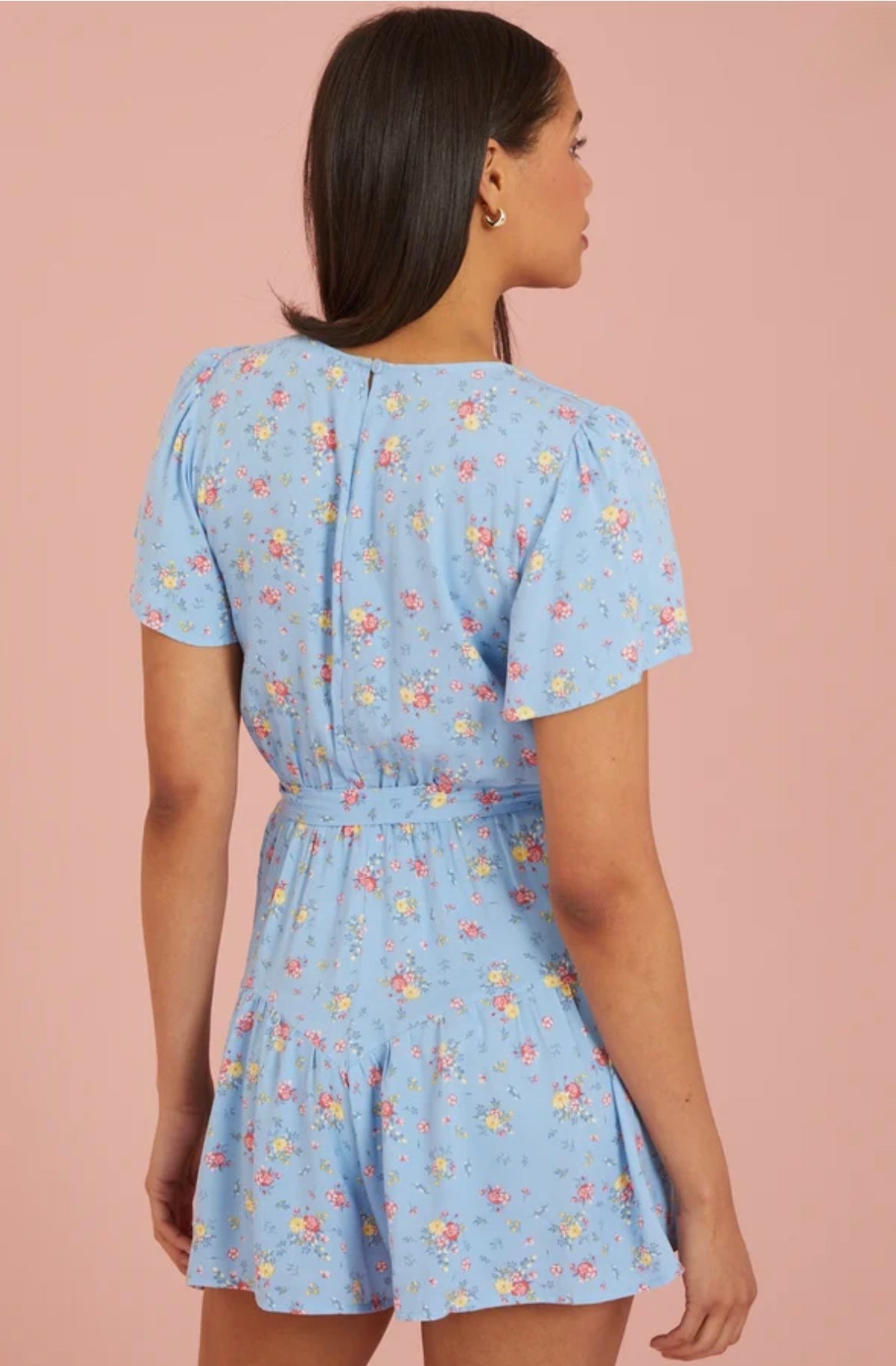 Altar’d State Aspen Floral Romper Small