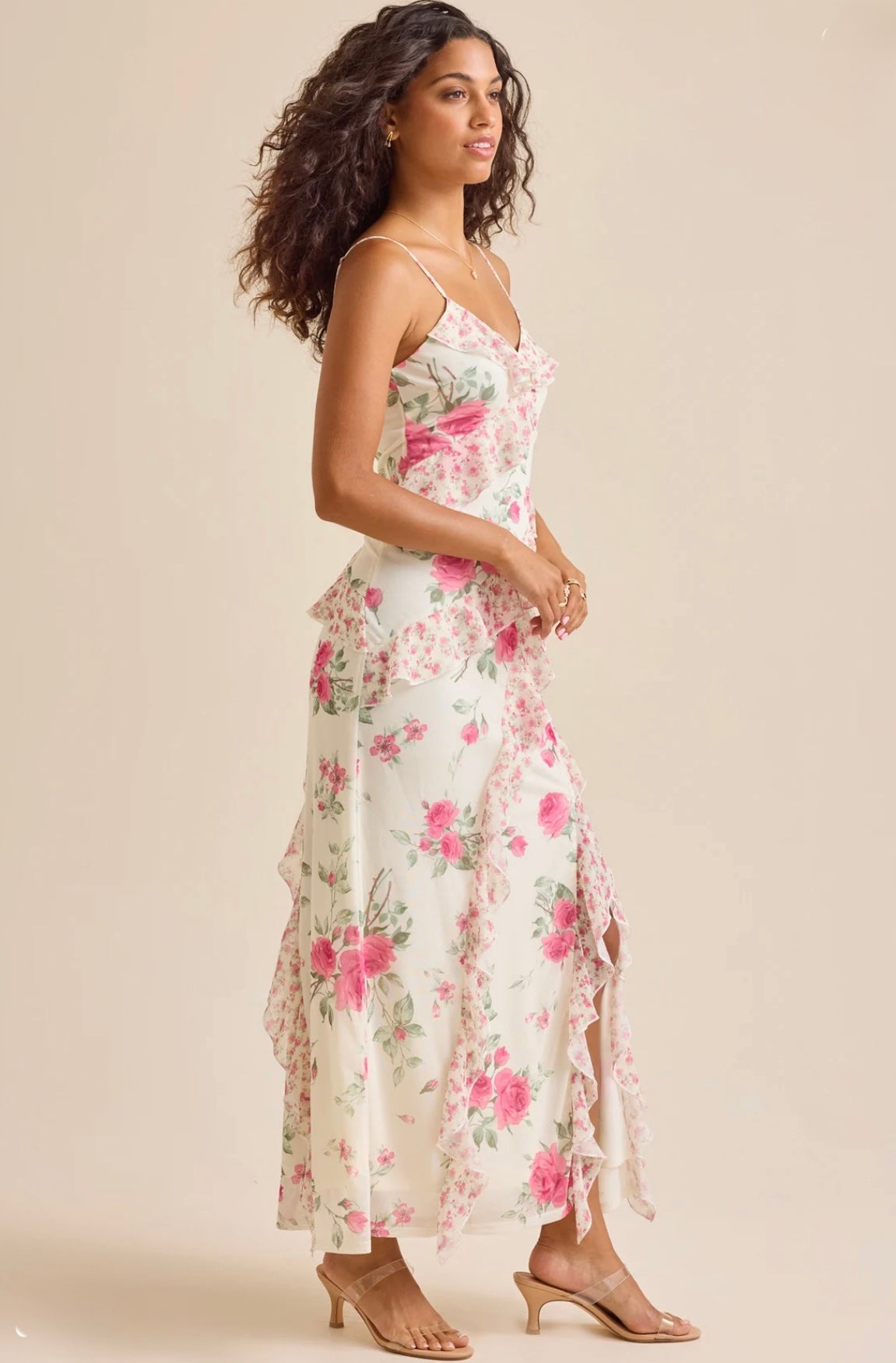 Altar’d State Chrissy Floral Maxi Dress NWT