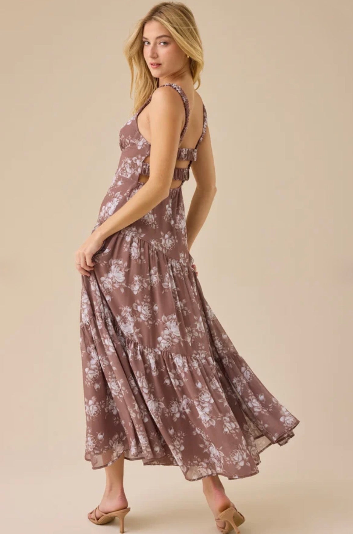 Altar’d State Lacy Floral Maxi Dress