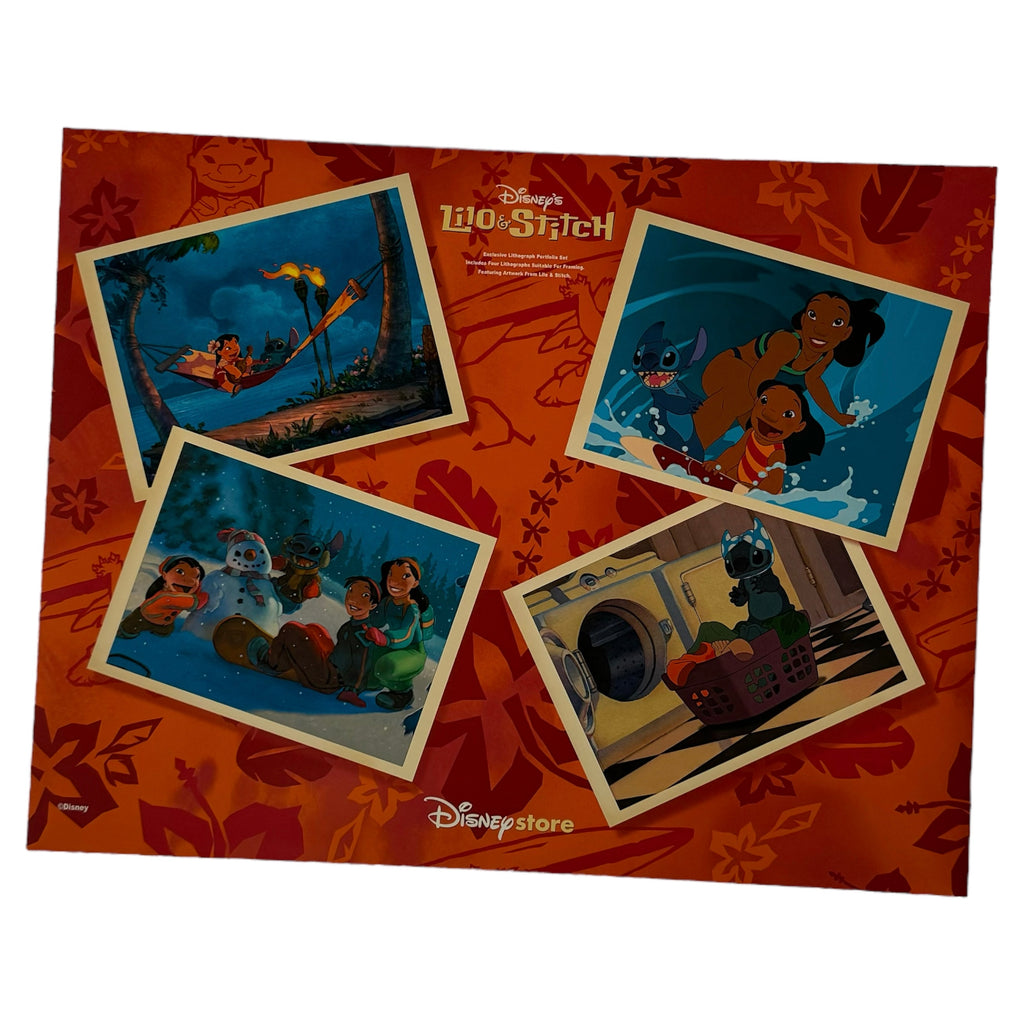 Disney’s Lolo & Stitch Lithograph Portfolio Set From 2002