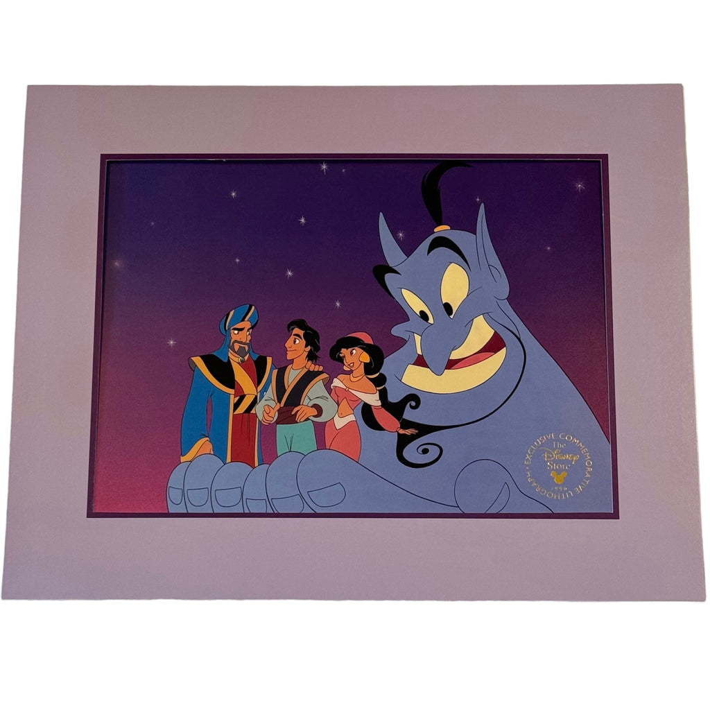 Disneys Aladdin and the King of Thieves Commemorative Lithograph from 1996