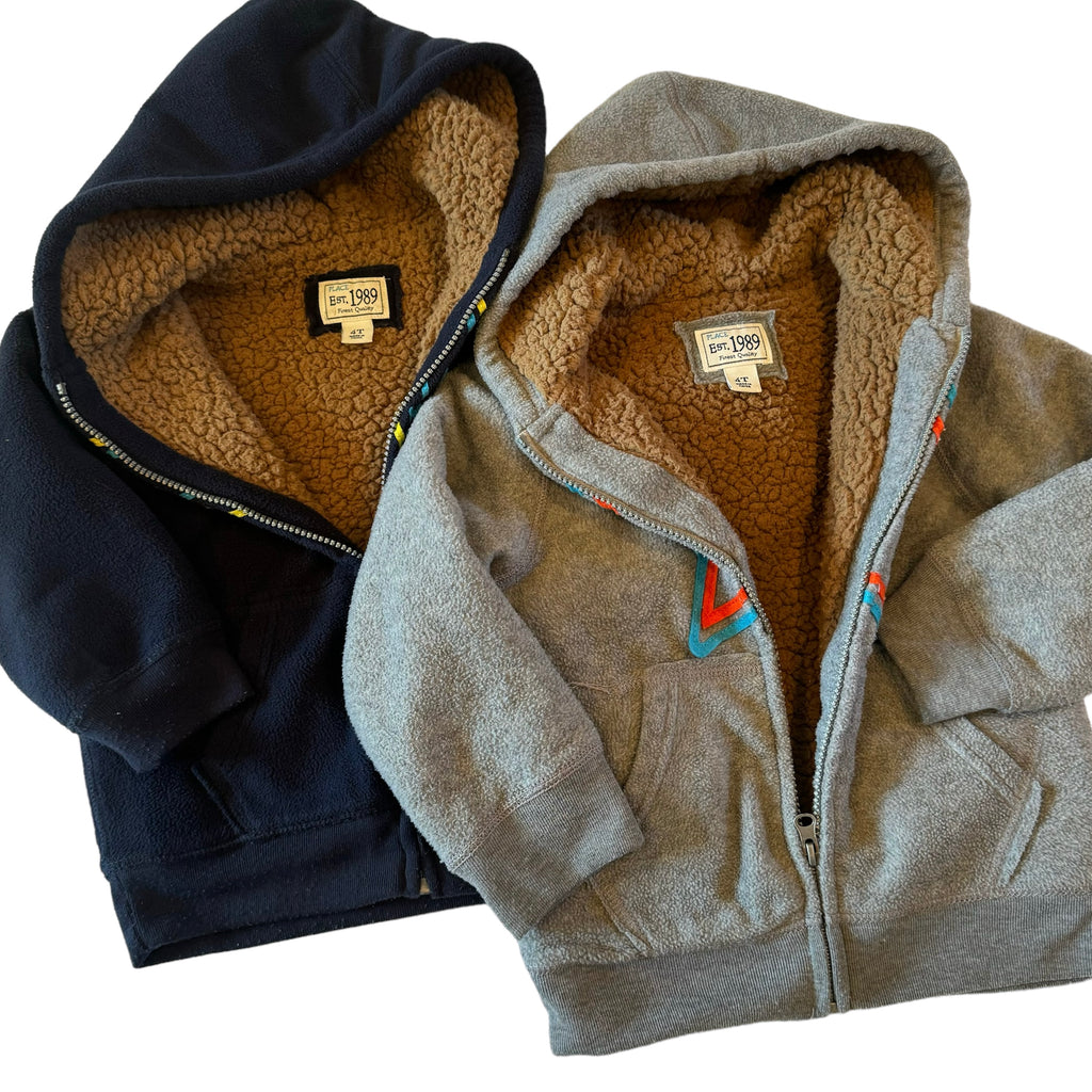 Sherpa Hoodie Toddler Boys 4T Two Piece