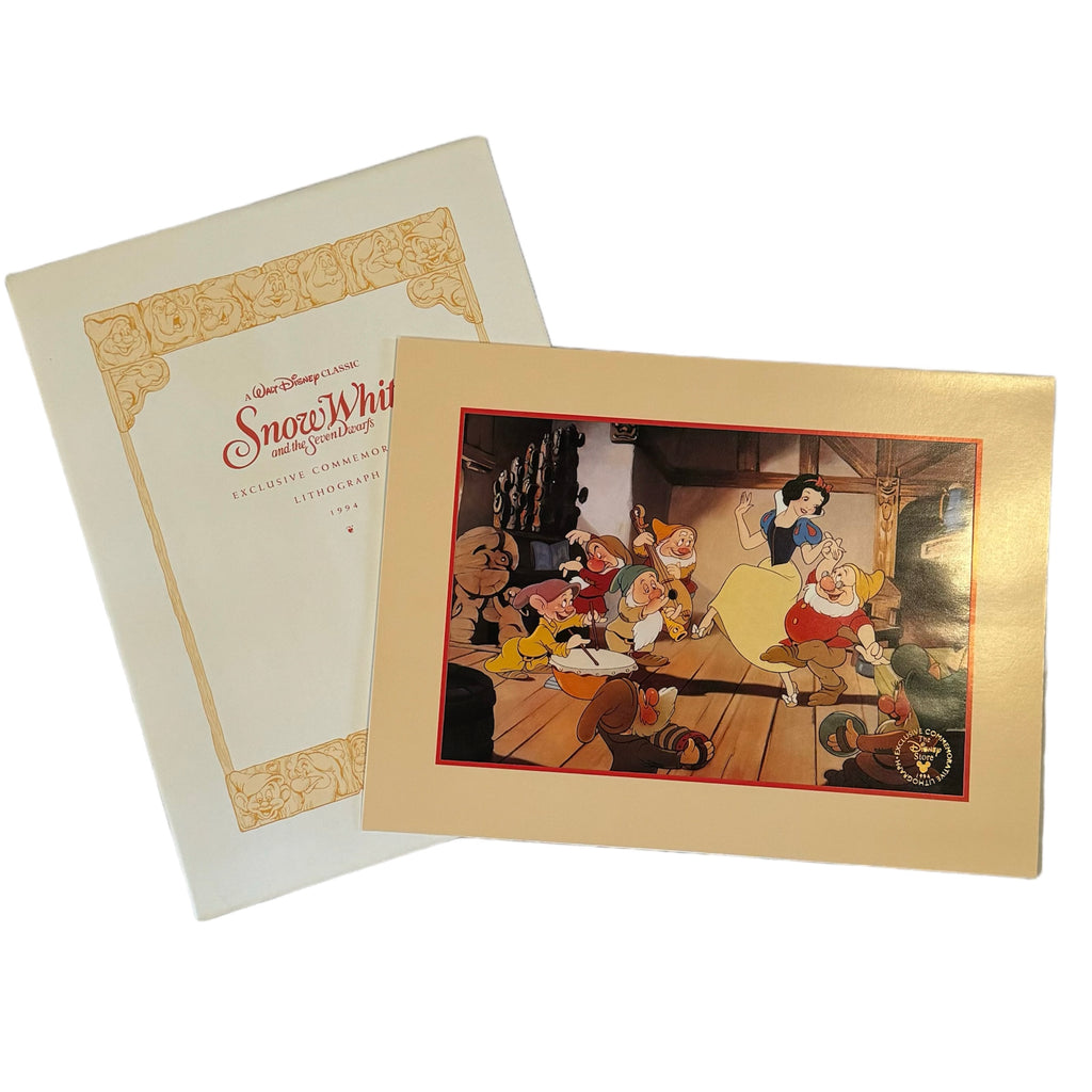 Disneys Snow White and the Seven Dwarfs 1994 Lithograph