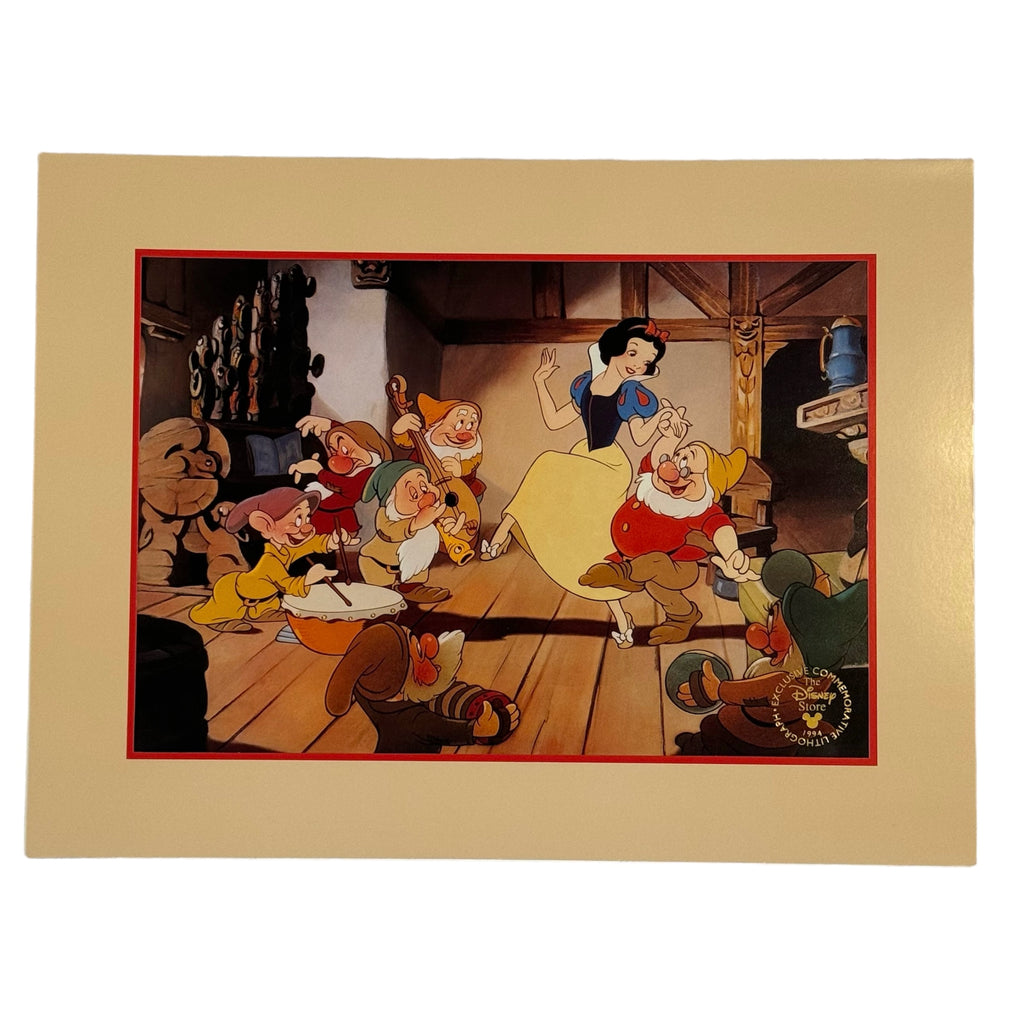 Disneys Snow White and the Seven Dwarfs 1994 Lithograph