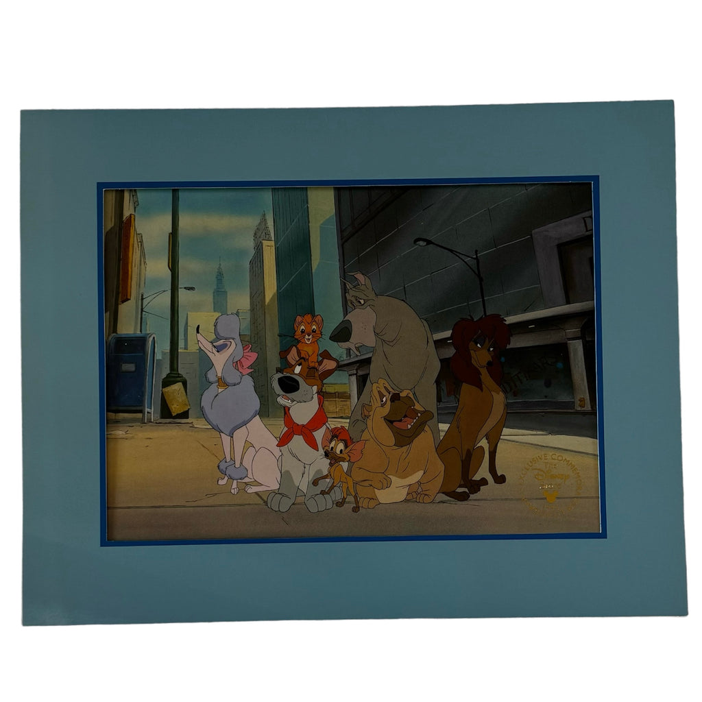 Disneys Oliver & Company Commemorative Lithograph From 1996