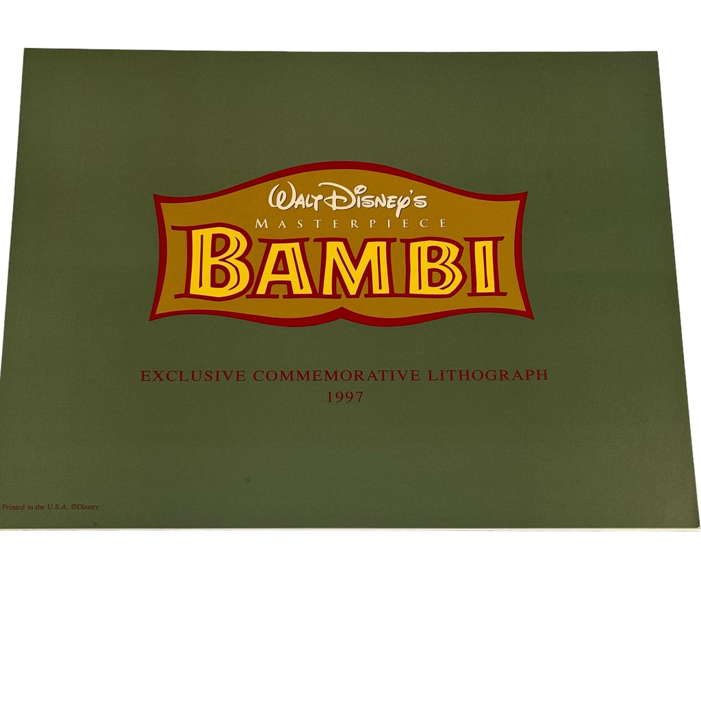 Disney’s Bambi Commemorative Lithograph From 1997