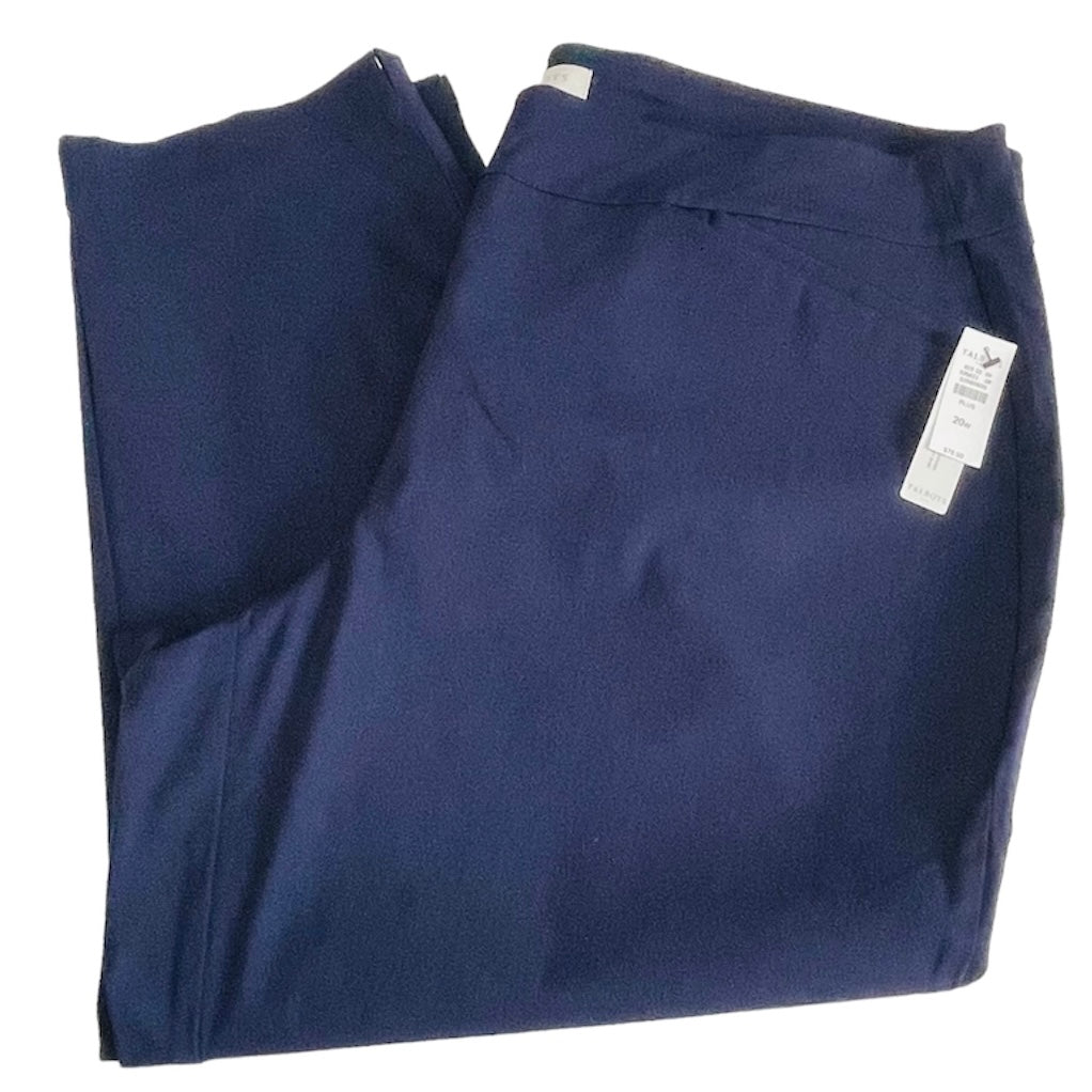 Talbot Navy Crop Pants Size 20W