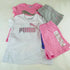Puma Girls 4 Piece Set White & Light Pink - Our Sunshine Boutique