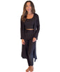 Black 3 Piece Cardigan, Top and Legging Set