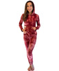 Burgundy Hoodie and Leggings Set