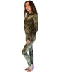 Olive Hoodie and Leggings Set