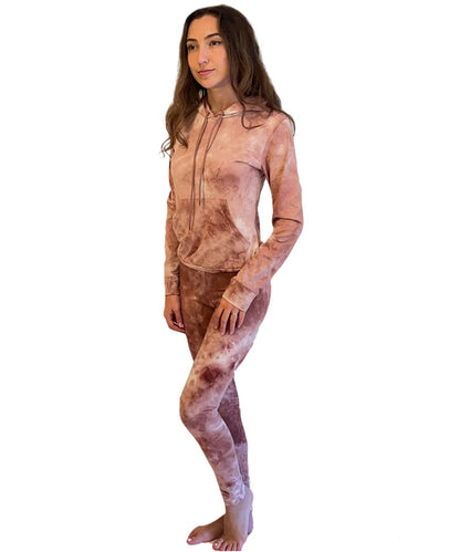 Blush Hoodie and Leggings Set