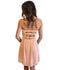 Strapless Peach Gauze Dress - Our Sunshine Boutique