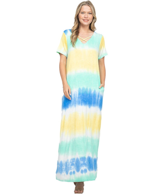 Tie Dye Maxi Dress