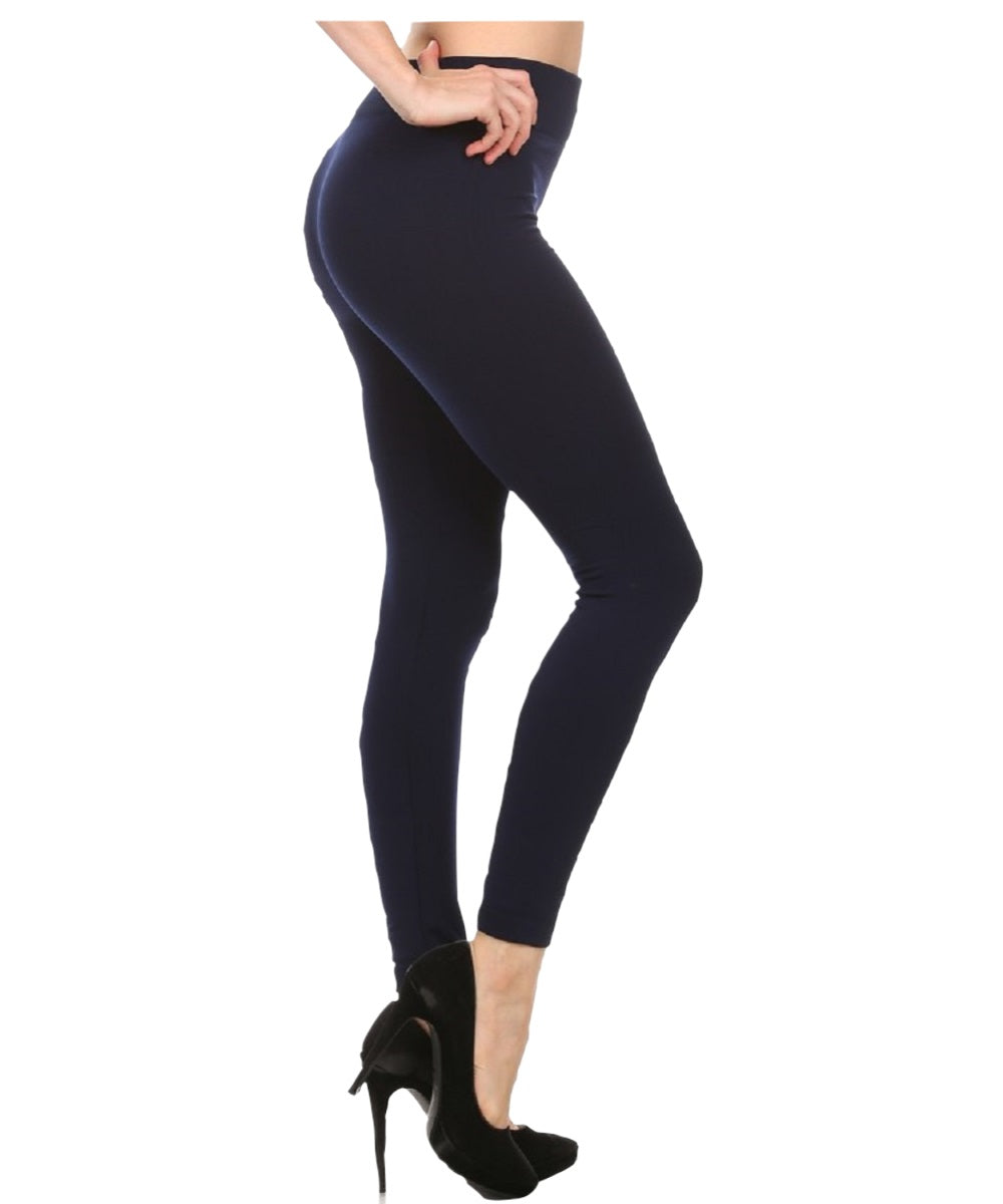 Osb Solid Ultra Soft Leggings Navy / One Size
