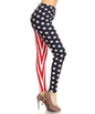 American Flag Leggings