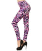 Abstract Pink & Purple Leggings