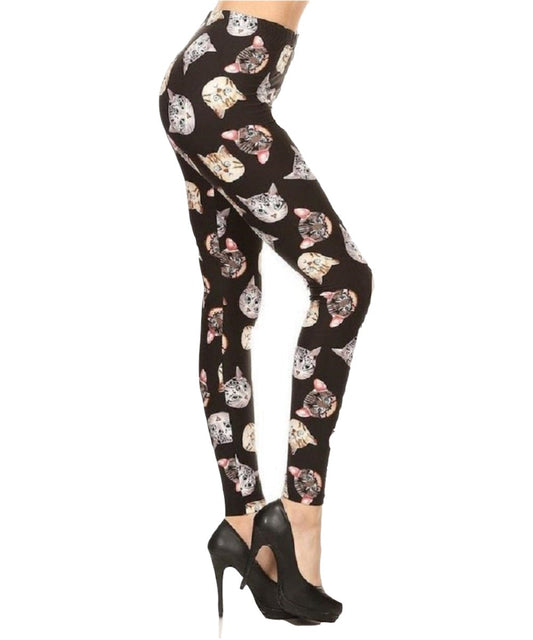 Cat Faces Ultra Soft Leggings