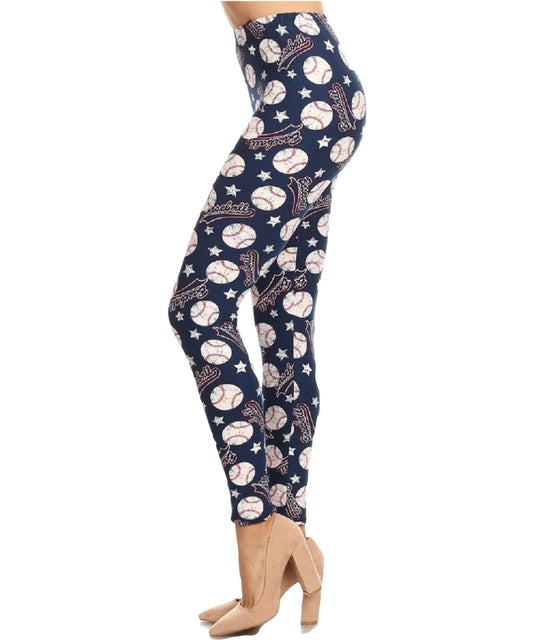 Baseball & Stars Leggings