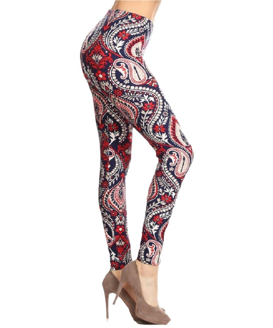 Paisley Bohemian Leggings