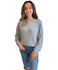 Grey Bateau Neckline Sweater