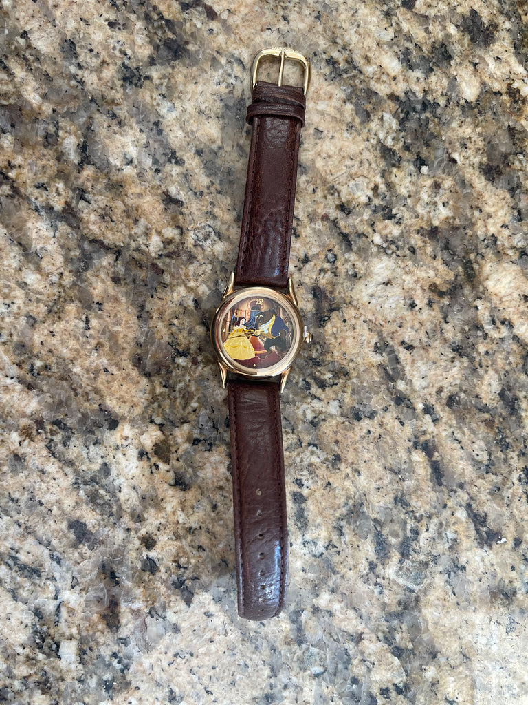 Disneys Beauty and The Beast Watch from 1990’s - Our Sunshine Boutique