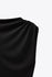 Zara ASYMMETRICAL DRESS WITH RUCHING Size M NWT