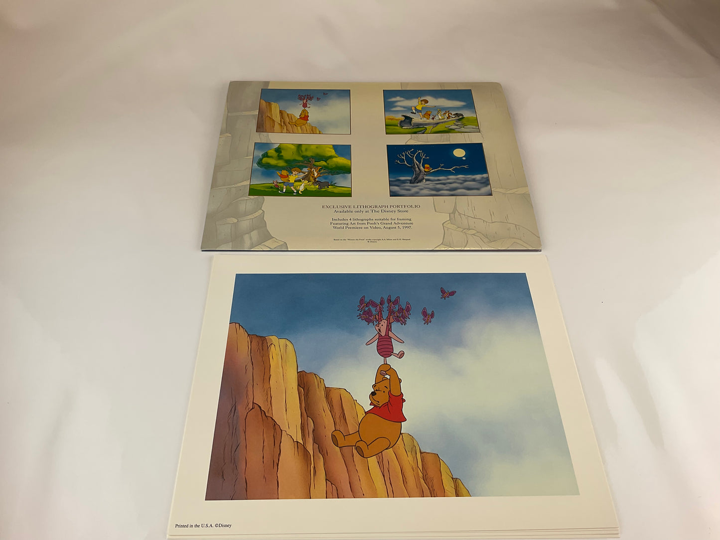 Disney 1997 Pooh’s Grand Adventure Exclusive Lithograph Portfolio - Our Sunshine Boutique