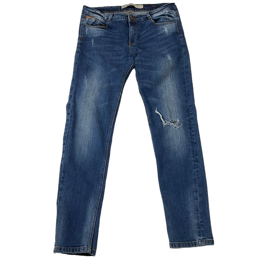 Zara Trafaluc Premium Wash Denim Slim Size 6