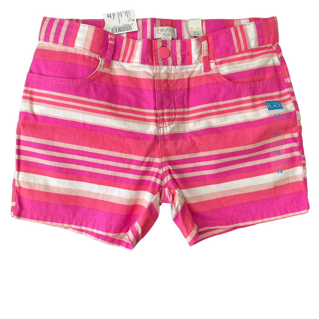TCP Big Girls Stripe Shorts Size 14 NWT