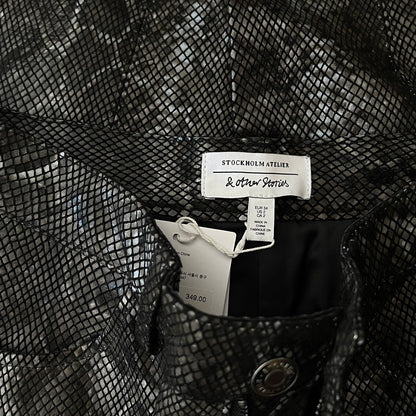 Stockholm Atelier & Other Stories Snakeskin Leather Pants Size 2