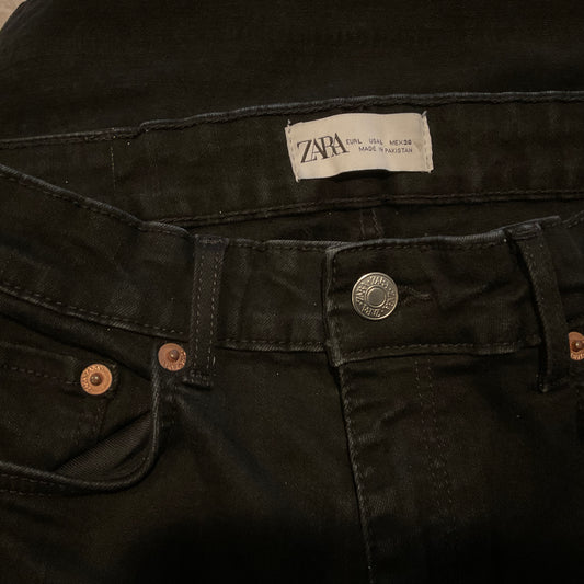 Zara Black LIMITLESS JEANS Size Large