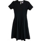 LuLaRoe Black Midi Textured Dress Size XS
