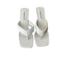 Stephan White Kitten Heel Sandals Size EU41