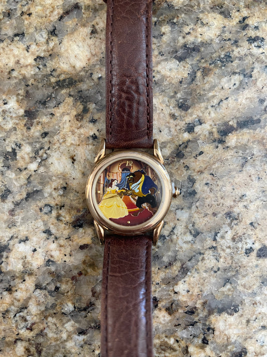 Disneys Beauty and The Beast Watch from 1990’s - Our Sunshine Boutique