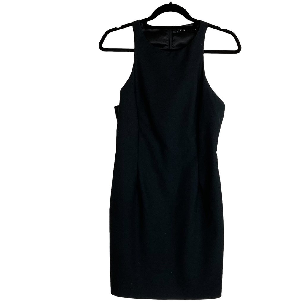 Zara Black Fitted Dress Size Medium