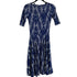 LuLaRoe Knit Royal Blue Pattern Size XXSmall