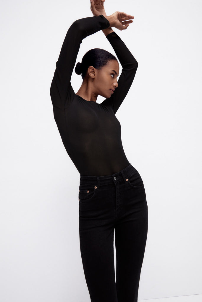 Zara Black LIMITLESS JEANS Size Large
