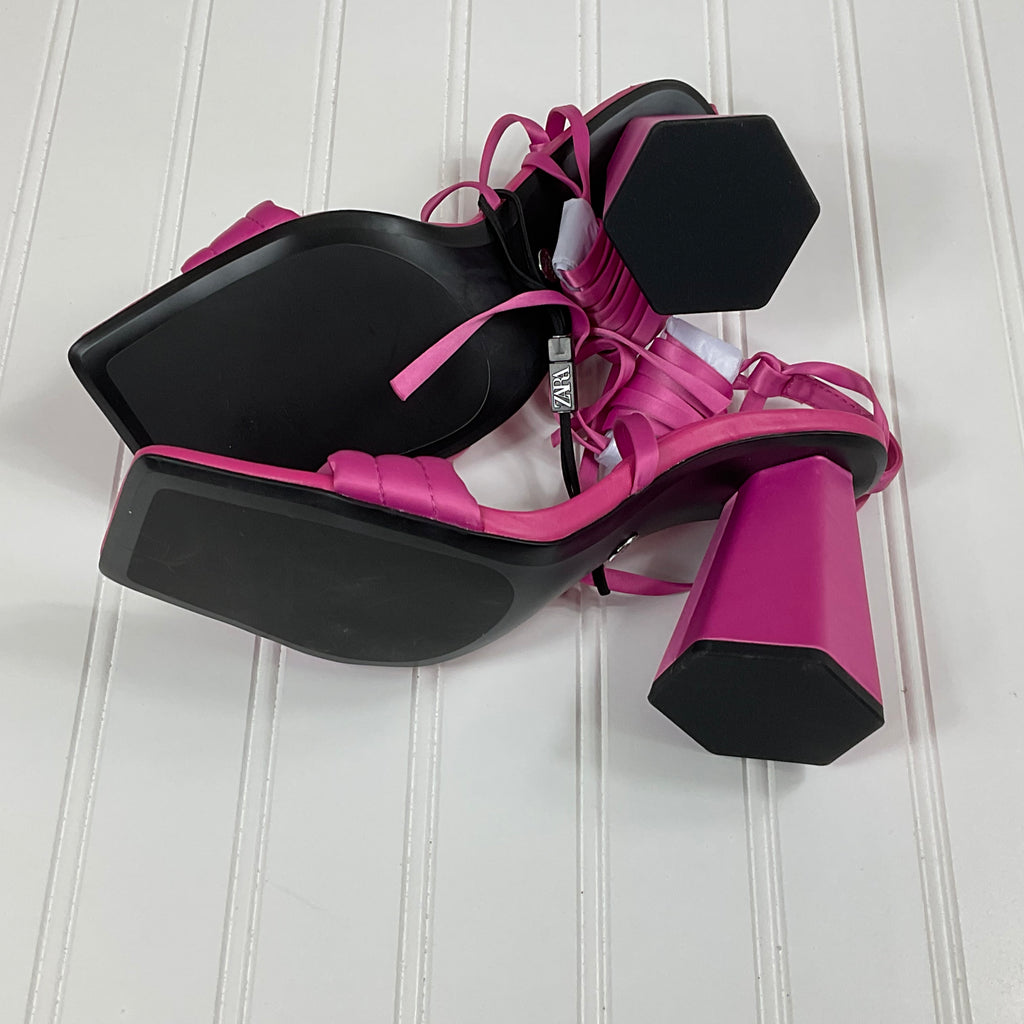 Zara pink heels sales