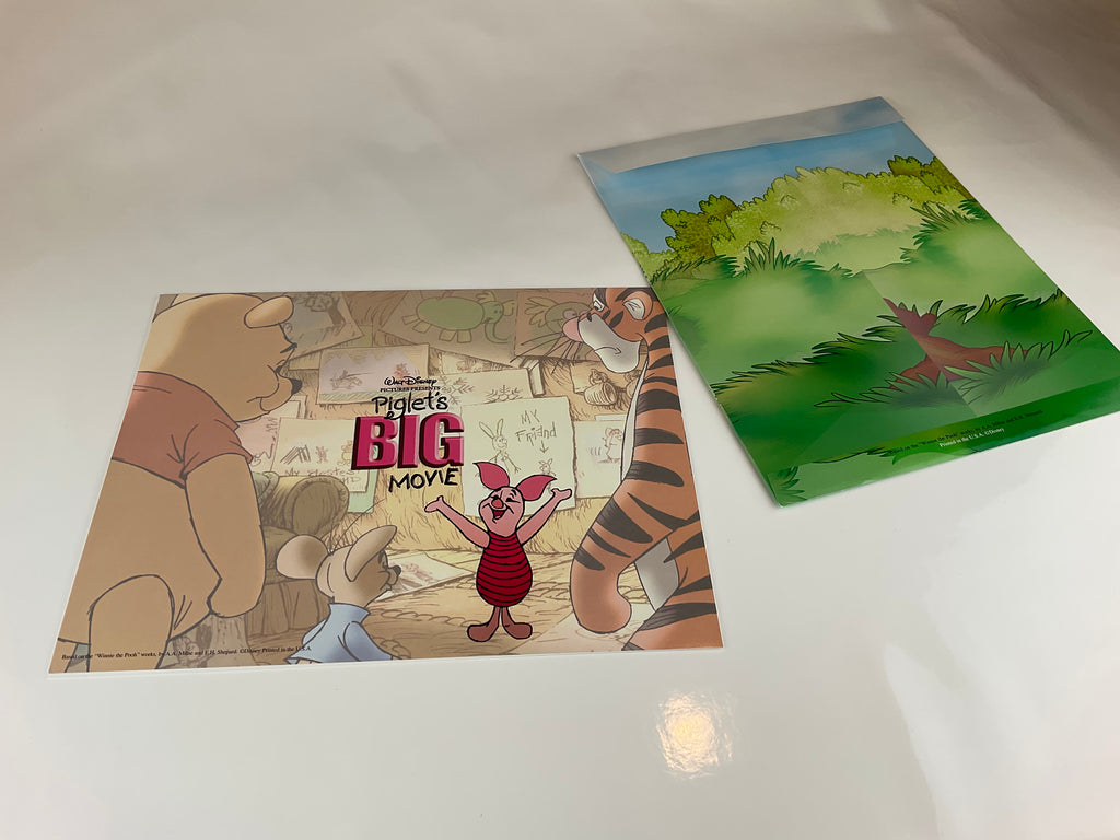 Disney 2003 Piglet’s Big Movie exclusive Commemorative Lithograph - Our Sunshine Boutique
