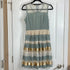 Ryu Sage & Gold Party Dress Size Small NWT
