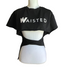 WAISTED CUT OUT TIE TEE Size M