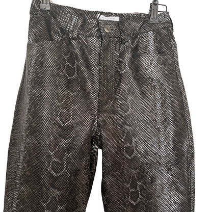 Stockholm Atelier & Other Stories Snakeskin Leather Pants Size 2