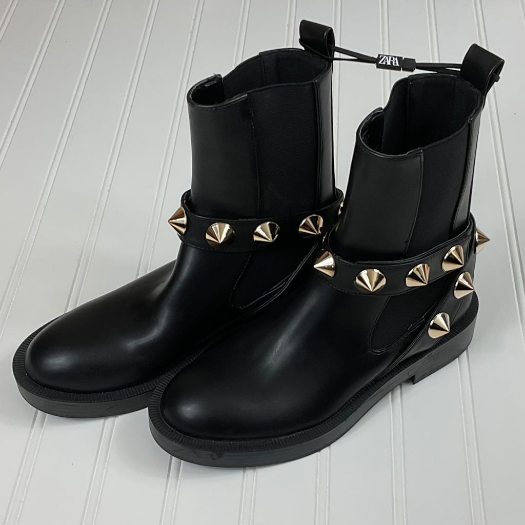 Zara embellished shop boots