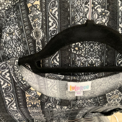 LuLaRoe Knit Pattern Dress Size XSMALL